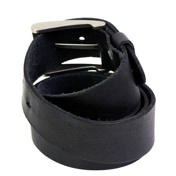 Levi's SADDLE BLACK GENUINE LEATHER 1 1/2"Wd DRESS CASUAL MEN'S BELT Sz 40 (47D - Picture 4 of 13